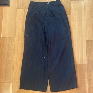 Madewell, off-black trousers